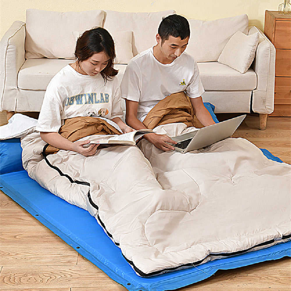 Double Sleeping Bag Adult Outdoor Camping Thickened Warm-keeping And Cold-proof Quilt Dual-use - Image 3