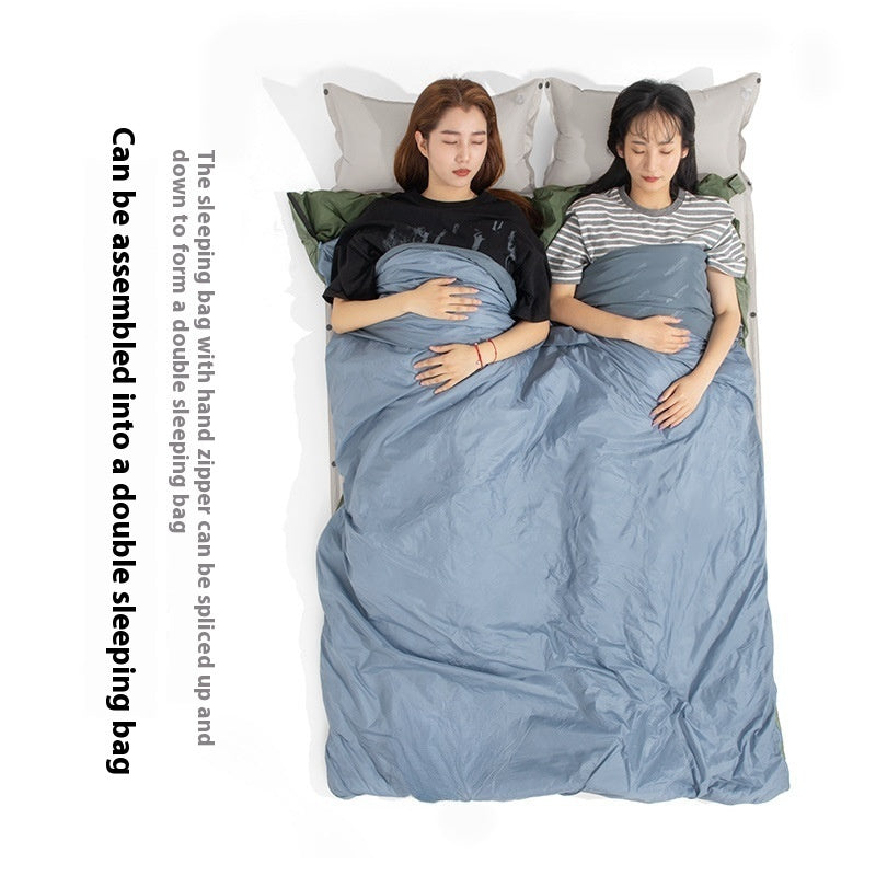 Summer Envelope Thin Sleeping Bag Outdoor Camping Travel Separate Dirty Quilt Portable - Image 3