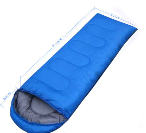 Outdoor Camping Sleeping Bag - Blue - Image 9