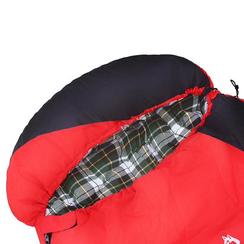 Sled Dog Outdoor Camping Sleeping Bag Envelope Style - Image 2