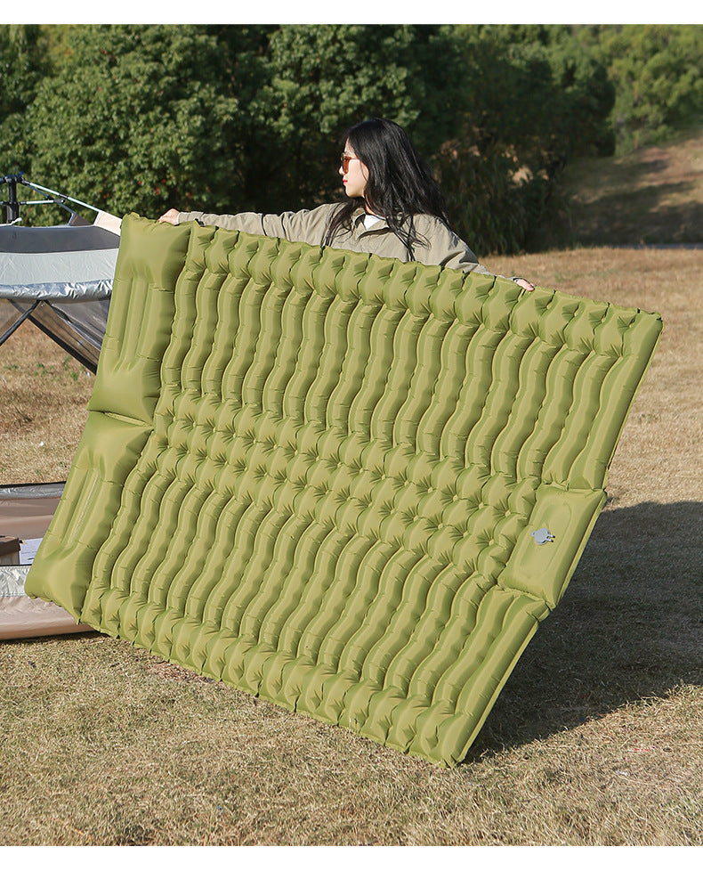 TPU Thickened Double Air Mattress Outdoor Tent Sleeping Mat - Image 4