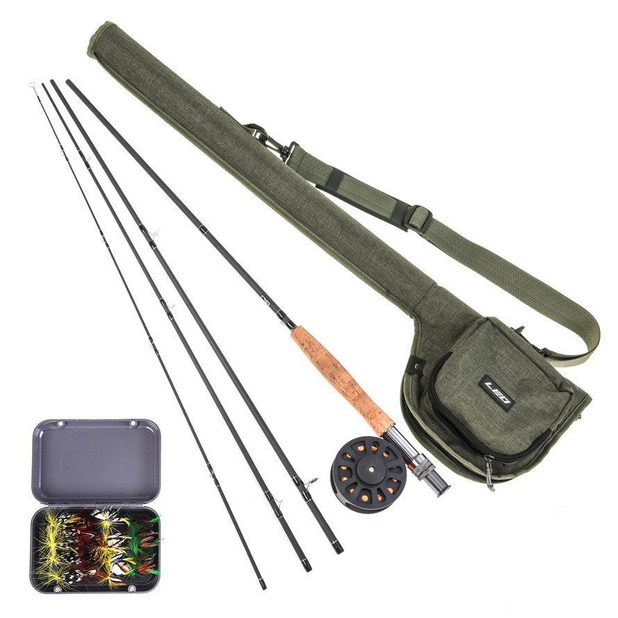 Canvas Portable Fly Fishing Rod Bag Reel Combo With Carry Case - Image 6
