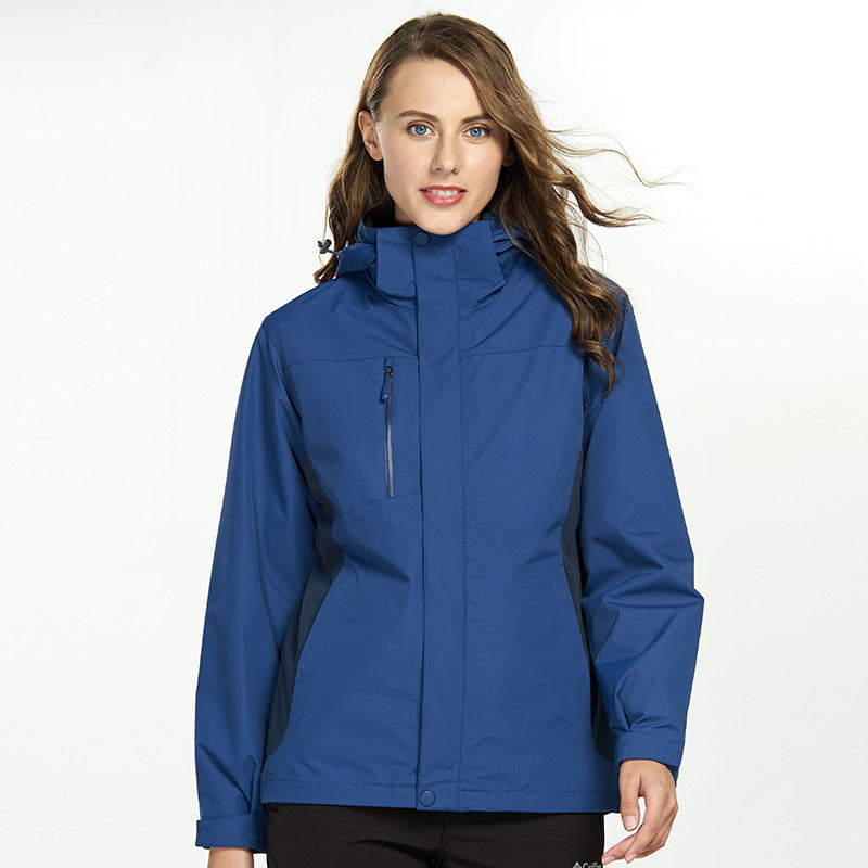 Men's And Women's Windproof And Warm Thick Mountaineering Jacket - Image 13