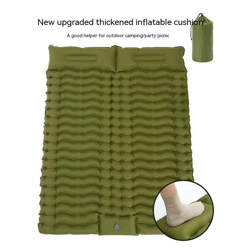 TPU Thickened Double Air Mattress Outdoor Tent Sleeping Mat - Image 3
