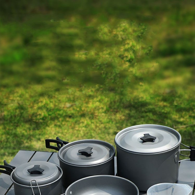 Outdoor Camping Single Pot Aluminum Alloy - Image 2