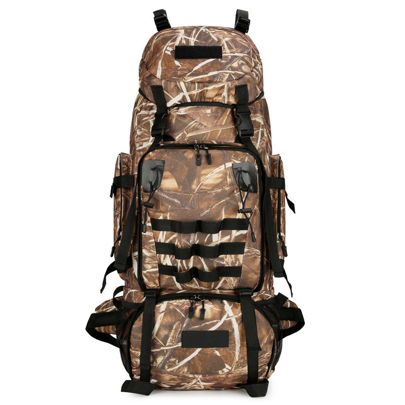 90L Large Capacity Outdoor Travel Backpack For Men, Waterproof And Durable Hiking Bag, Cotton Quilt, Luggage, Work Backpack - Image 5