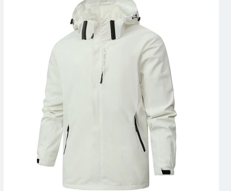 Mountaineering Outdoor Shell Leisure Sports Windbreaker Hooded Jacket - Image 7