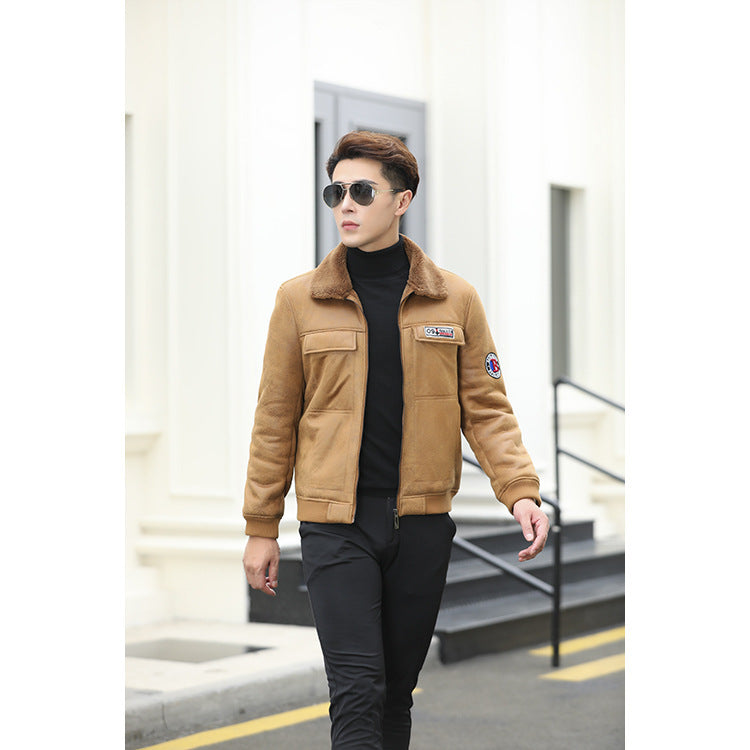 Men's Jacket Warm Berber Fleece Clothing - Image 9