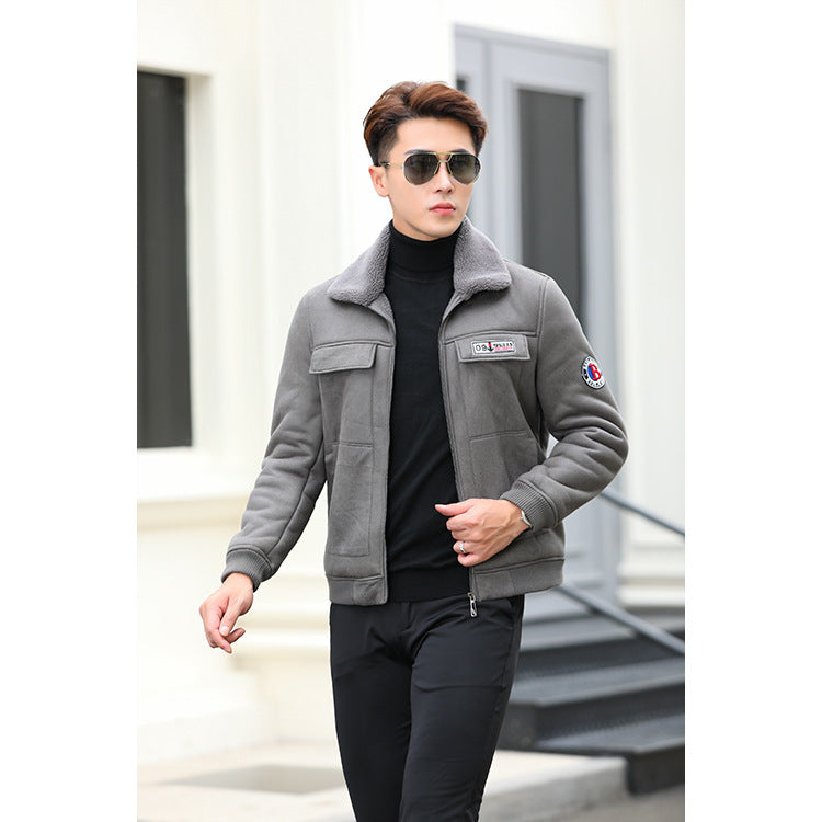 Men's Jacket Warm Berber Fleece Clothing - Image 8