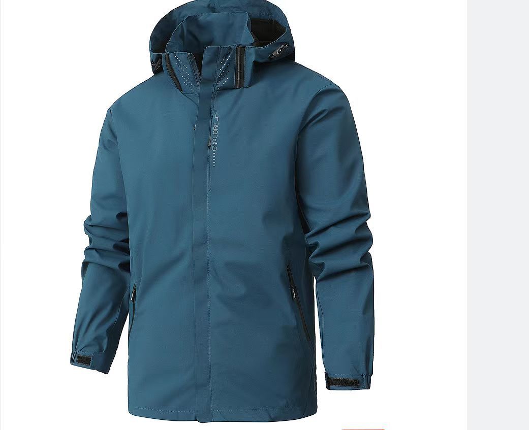 Mountaineering Outdoor Shell Leisure Sports Windbreaker Hooded Jacket - Image 6