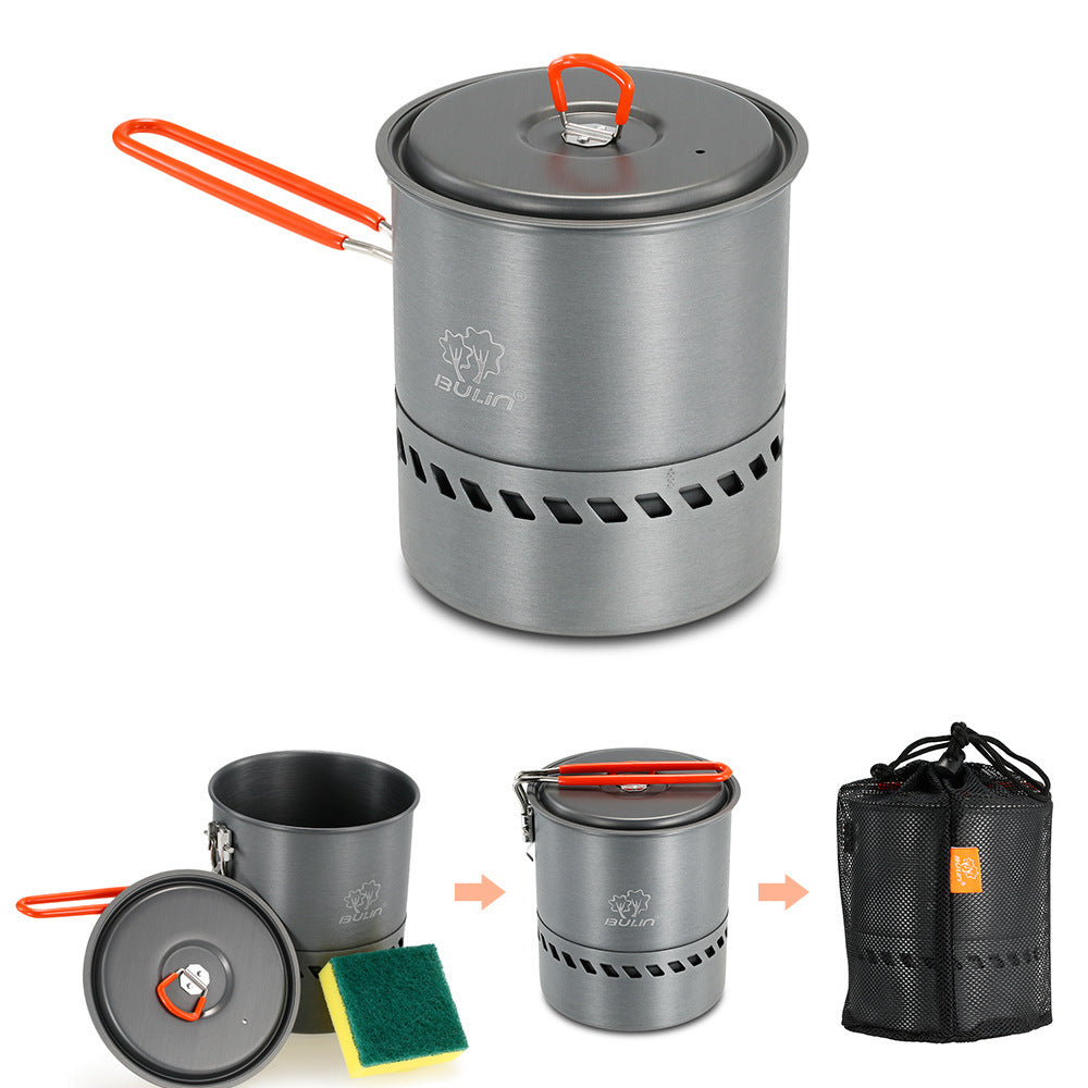 Bulin S2400 Heat-collecting Single Mountaineering Camping Portable Pot