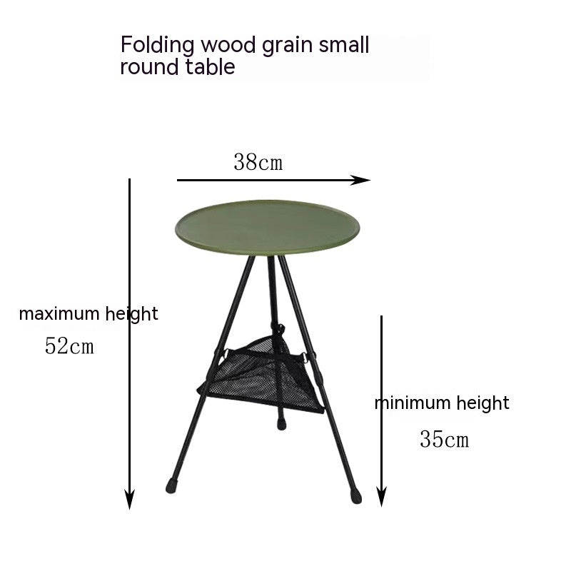 Outdoor Camping Folding Aluminum Alloy Tripod Table - Image 15