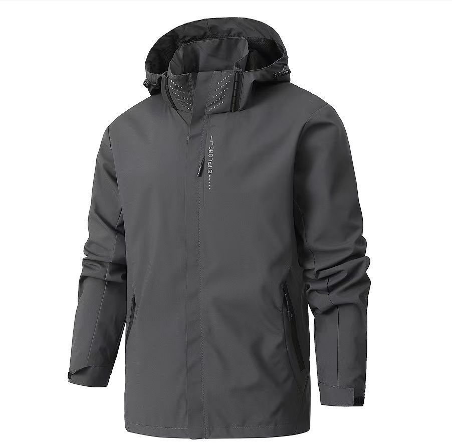 Mountaineering Outdoor Shell Leisure Sports Windbreaker Hooded Jacket - Image 2