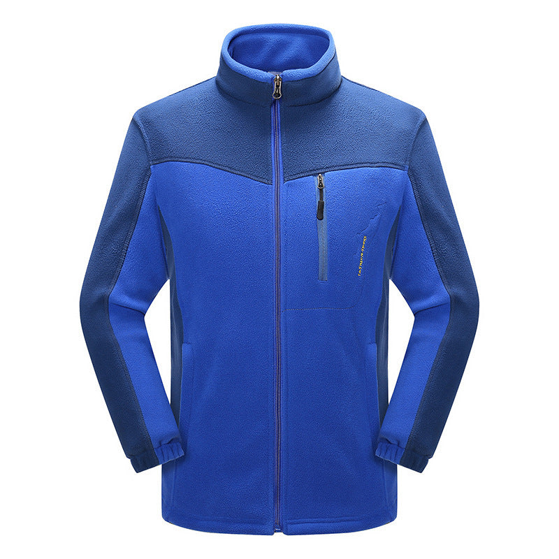 Cross-border Sources Of New Polar Fleece Warm Fleece Couple Cardigan Contrast - Image 8