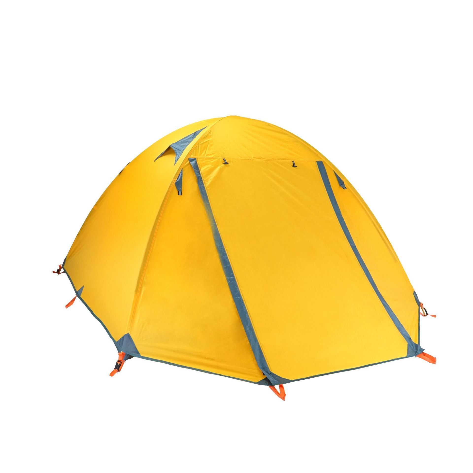 Triple Double Double Double Door Aluminum Pole Camping Tent - Image 4