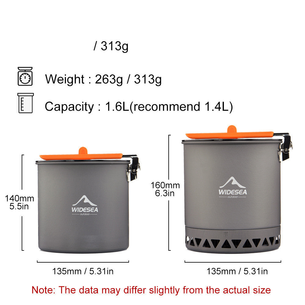 Single-pot Energy-collecting Camping Portable Hiking