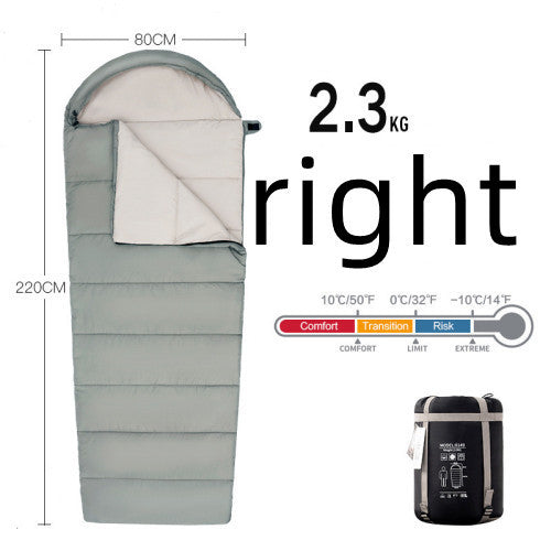 Down Sleeping Bag Outdoor Thick Cotton Stitching - Image 3