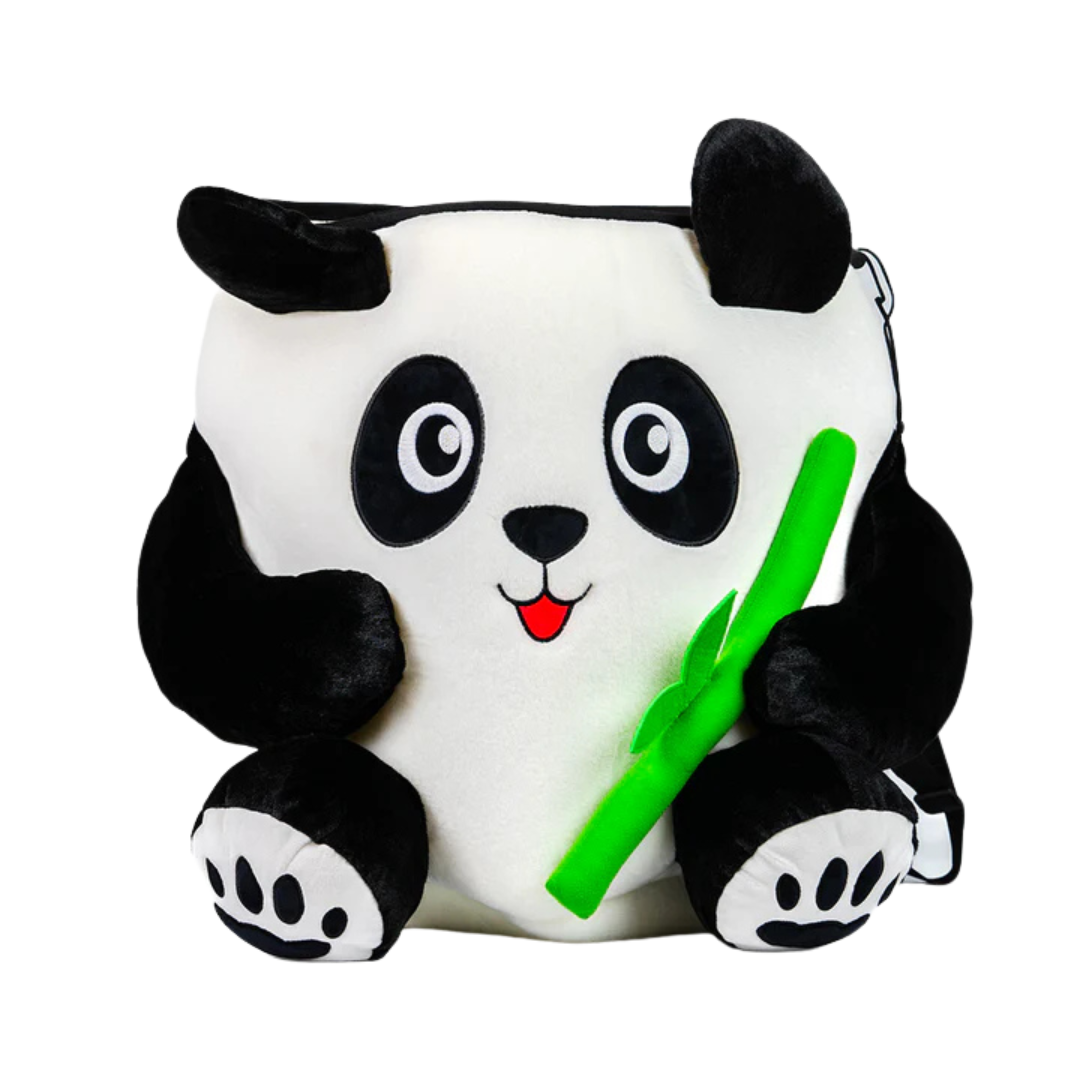 Premium Plush Panda Toy with Backpack Function
